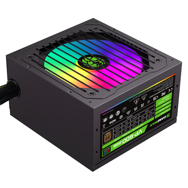 GAMEMAX VP-600-RGB-M 600W 80+ BRONZE RGB SEMI-MODULAIRE