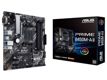 ASUS PRIME B450M-A II 4XDDR4 RGB SYNC