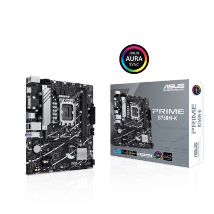 ASUS PRIME B760M-K DDR5 PCIe 4.0 VGA,HDMI,USB3.2