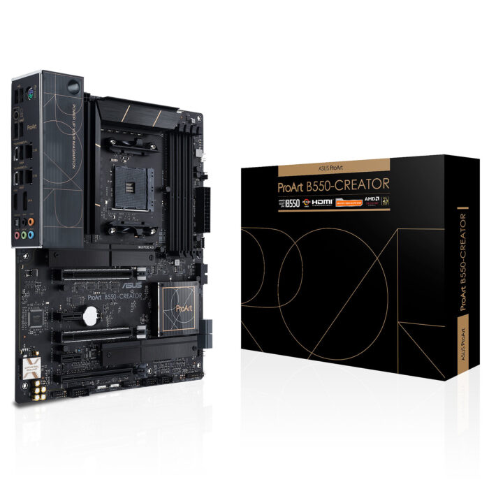 ASUS PROART CREATOR AMD SOCKET AM4 CHIPSET B550 ATX PCIe4.0 HDMI 2.1 DisplayPort 1 1