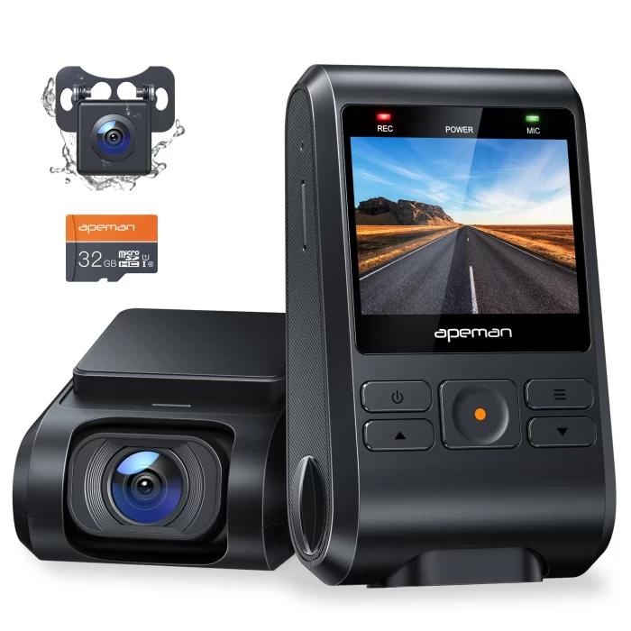 DASH CAMERA 1080P FRONT VIEW 720P REAR C550 APEMAN 2 scaled 1