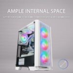 MARS GAMING MC-C WHITE ATX 3 X 12CM FARGB FAN – Image 2