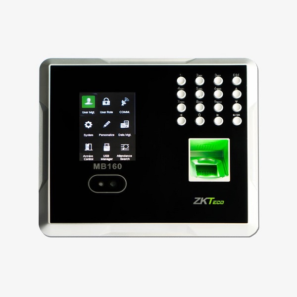 Pointeuse Multi Biometrique Avec Face ID Technologie ZKTeco MB160