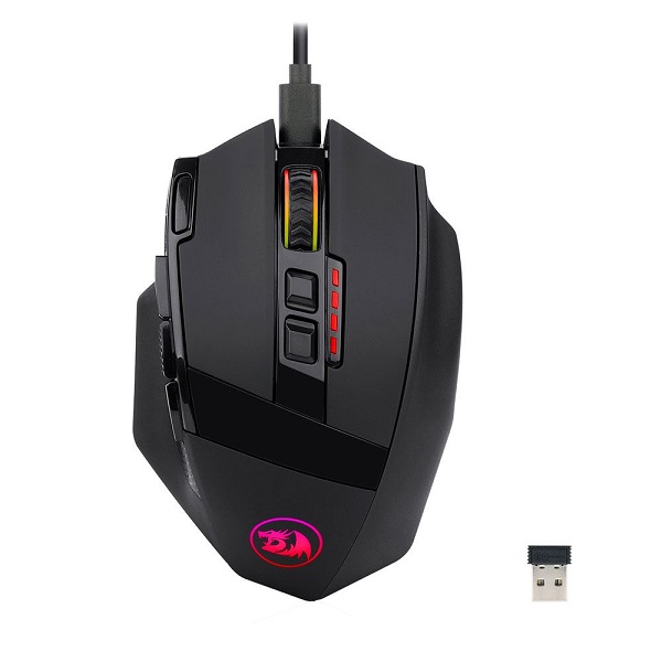 REDRAGON M801P SNIPER PRO RGB WIRED WIRELESS GAMING MOUSE 1