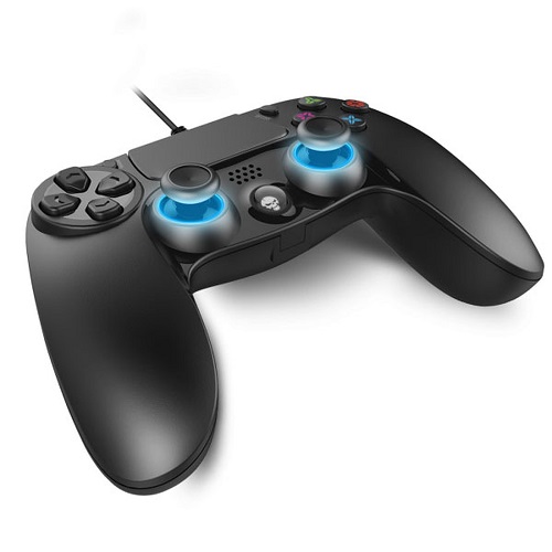 Spirit of Gamer Wired Gamepad (PS4/PS3/PC) Manette filaire avec  rétro-éclairage bleu pour PS4/PS3/PC - Click informatique