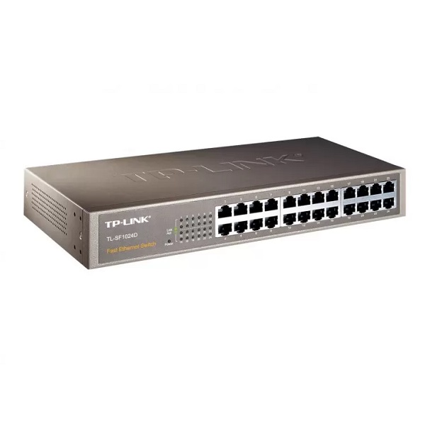 SWITCHE 24 PORTS TP LINK TL SF1024D 10100MBPS RACKMOUNT 1