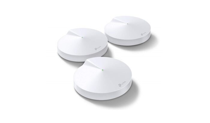 TP Link Deco M9 Plus Mesh Wi Fi System Router Pack of 3 White 011