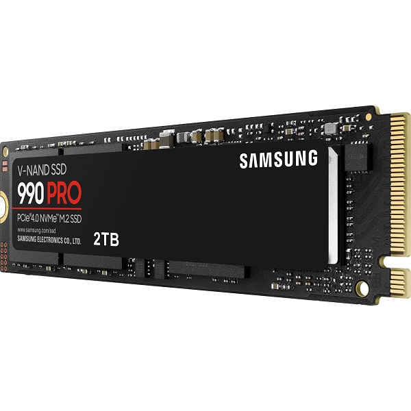SSD M.2 2280 PCIe 2TO GEN4X4 SAMSUNG 990 PRO 7450 mbps 2