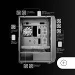 MARS GAMING MC-KX BLACK E-ATX 5 x 12CM ARGB FAN – Image 2