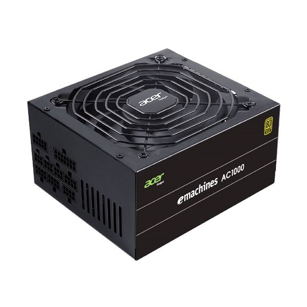 ACER 1000W 80+GOLD FULL MODULAIR BLACK