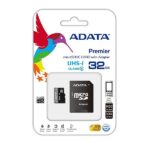 ADATA 032GO CLASS 10 UHS-I MS (MICRO SD + ADAPTATEUR)