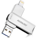 AUANOZ 128GB USB 3.0 OTG ANDROID IOS USB-C/LIGHTNING/MICRO USB 2703