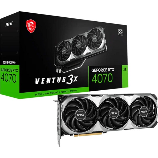 MSI GeForce RTX 4070 VENTUS 3X E1 OC Grafikkarte@@100098985