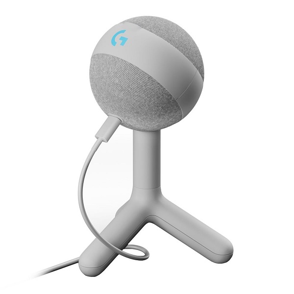 Microphone gaming Logitech G Yeti Orb RVB a condensateur avec Lightsync pour PC et Mac Blanc