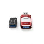AUANOZ 128GB USB 3.0 OTG ANDROID IOS USB-C/LIGHTNING/MICRO USB 2703 – Image 2