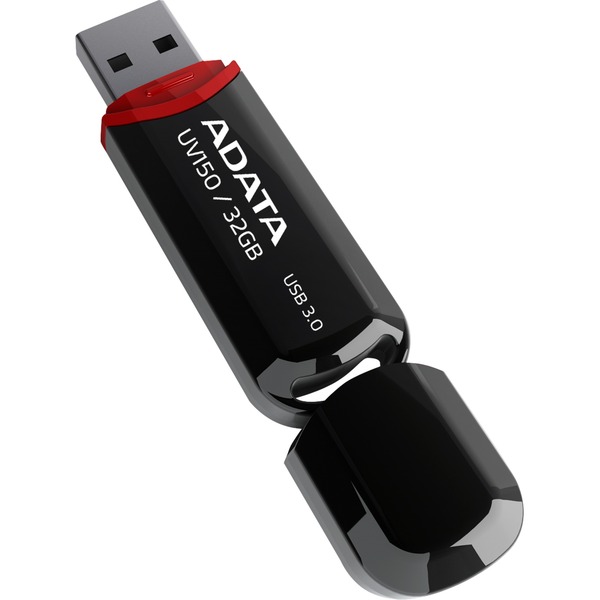 ADATA 32GB DashDrive UV150 lecteur USB flash 32 Go USB Type A 3 2 Gen 1 3 1 Gen 1 Noir Cl USB@@imflv003