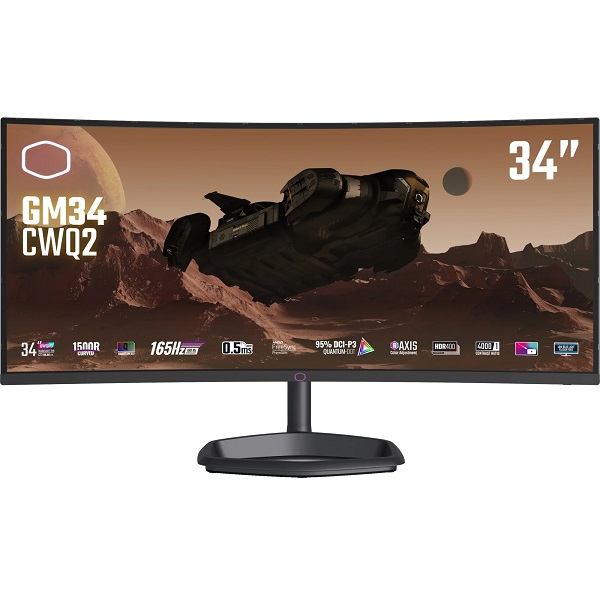 Cooler Master GM34 CWQ2 LED Monitor@@100054412 1