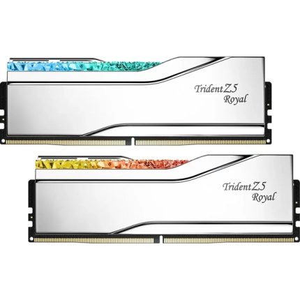 UDIMM DDR5 16GO X1 6400MHZ CL32 GSKILL TRIDENT Z5 ROYAL ARGB SILVER