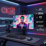GAME REVOLUTION RAGNAROK 24" 180HZ FHD IPS 1MS HMDI /DP ROTATE STAND RGB