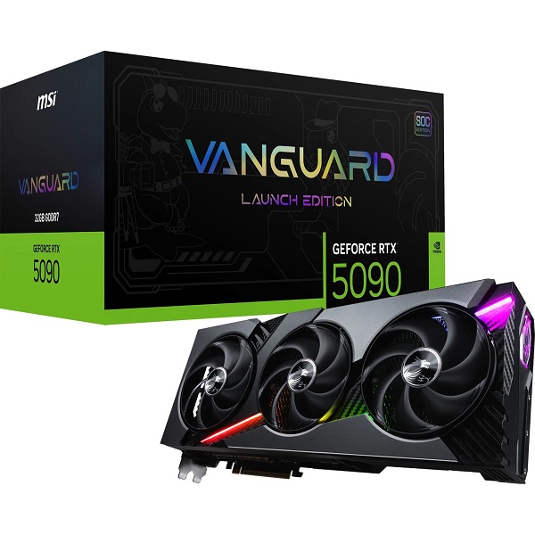 RTX 5090 MSI VANGUARD SOC LAUNCH EDITION 32GB GDDR7 OC BLACK