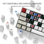 NEWMEN SANSFIL GM610 RED MECANICAL SWITCHES RGB WHITE – Image 3