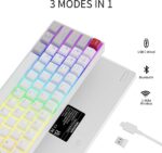 NEWMEN SANSFIL GM610 RED MECANICAL SWITCHES RGB WHITE – Image 4