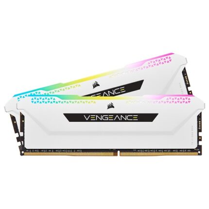CORSAIR VENGEANCE DDR4 16GO 3200MHZ CL16 RGB PRO SL WHITE