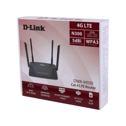 MODEM D LINK DWR-M920 4G LTE CAT4 N300