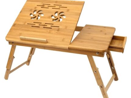 TABLE VENTILO LAPTOP bamboo EN BOIS GM-BM62