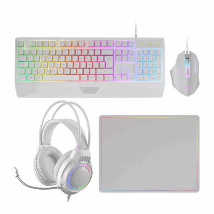 COMBO MARS GAMING MCP-124PRO 4IN1 WHITE