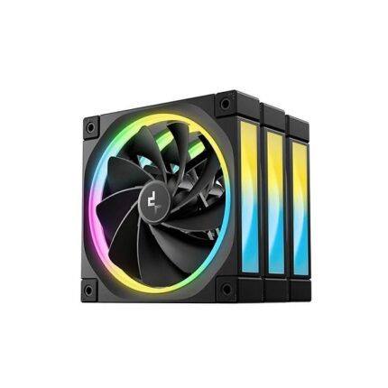 PACK FANS X3 DEEPCOOL FL12R BLACK
