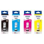 PACK BOUTEILLE INK MASTER 100ML 4 COULEUR E103 EPSON ECOTANK