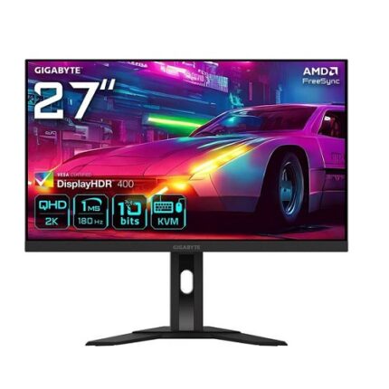 GIGABYTE 27" 180HZ QHD 1MS GIGABYTEM27QA HDR400 2xHDMI 1XDP2.2 USB 3.0
