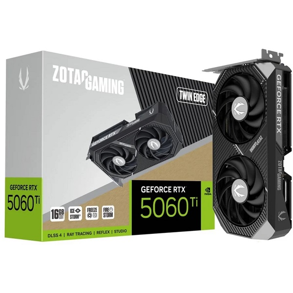 ZOTAC GeForce RTX 5060 Ti Twin Edge 16GB Grafikkarte@@100125402
