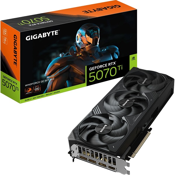 GIGABYTE GeForce RTX 5070 Ti WINDFORCE OC SFF 16G Grafikkarte@@100115021 30