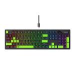 HAVIT GAMING KB893L RGB BLACK/GREEN MECANIQUE BLUE SWITCHES