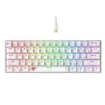 RED SWITCH HAVIT GAMING KB903L WHITE/TRANSPARENT MECANIQUE