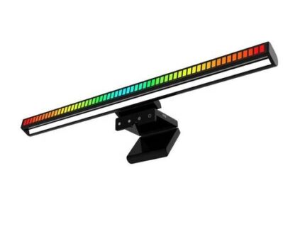 LAMPE POUR MONITEUR DOUBLE LUMIERE LED+RGB + VOICE REACT + WIFI