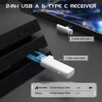 ATTACK SHARK L80 PRO TRI-MODE WHITE SANSFIL – Image 3