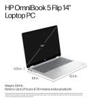 HP OMNI BOOK 5 FLIP 14-fp0013dx /ULTRA 5 120U/ 8GB DDR5/512GO SSD/14" 2K TACTIL – Image 3