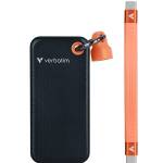 VERBATIM POCKET SSD 01TO 1000/1000MBs BLACK USB TYPE-C