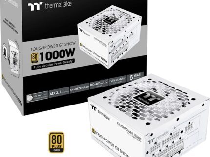 THERMALTAKE 1000W THOUGHPOWER GT SNOW 80+ GOLD WHITE