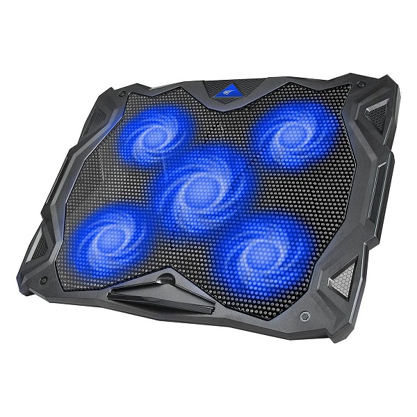 havit-hv-f2068-5-fan-laptop-cooler-for-14-17-inch-laptops-blue REFROIDISSEUR LAPTOP HAVIT F2068 – Image 1