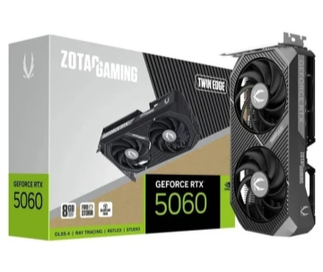 5060 CARTE GRAPHIQUE NVIDIA RTX 5060 08GO GDDR7 128BIT ZOTAC GAMING TWIN EDGE TVD CONFIG (7% POUR CEUX QUI VEULENT L’ACHETER SEULE) – Image 1
