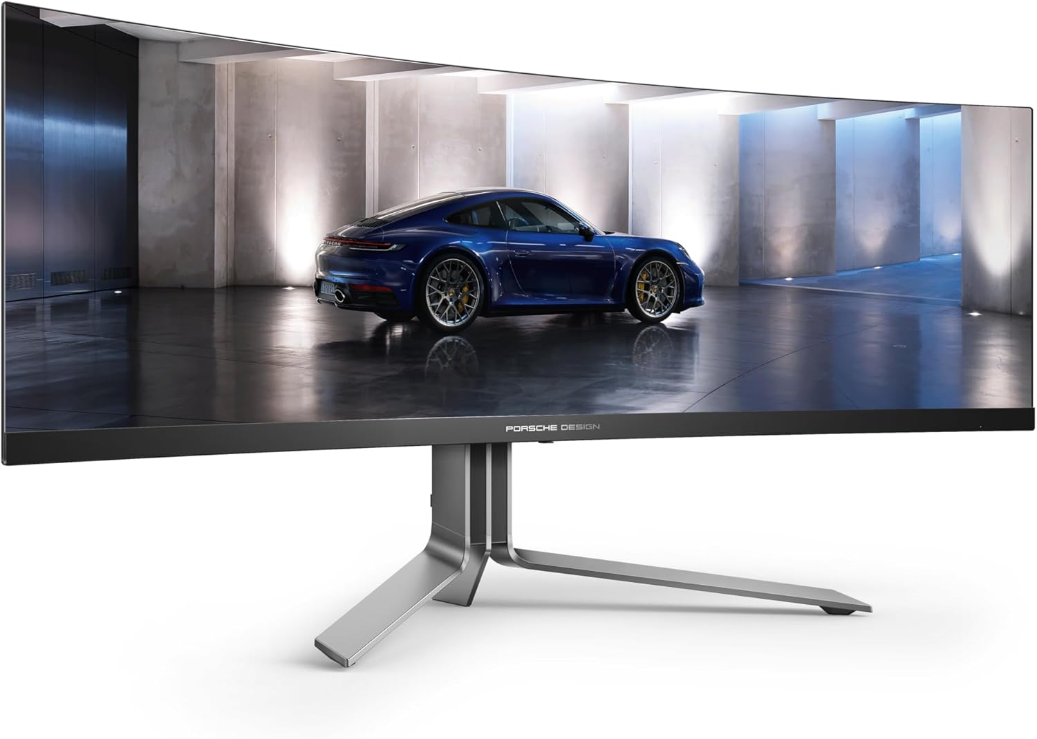 617REKsqV9L._AC_SL1500_ AOC 49" AGON PORSCHE DESIGN PD49 CURVED 240HZ DQHD 5K OLED 0.03MS 1800R HDR400 SPEAKERS DTS – Image 1