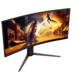 AOC AGON CU34G4 ULTRA WIDE 34" 180HZ WQHD FAST VA 0.5MS HDR10 02x HDMI2.0 / 01x DP1.4 – Image 2