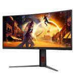 AOC AGON CU34G4 ULTRA WIDE 34" 180HZ WQHD FAST VA 0.5MS HDR10 02x HDMI2.0 / 01x DP1.4 – Image 3