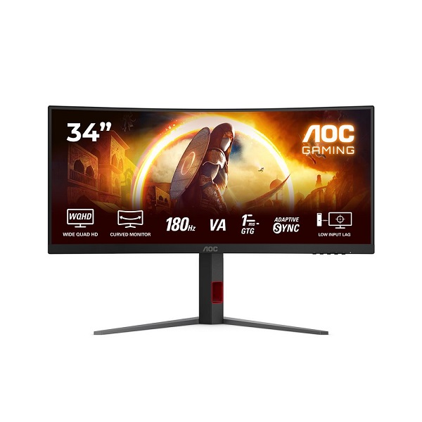 Ecran-PC-gaming-Aoc-CU34G4-34-Incurve-180-Hz-WQHD AOC AGON CU34G4 ULTRA WIDE 34" 180HZ WQHD FAST VA 0.5MS HDR10 02x HDMI2.0 / 01x DP1.4 – Image 1
