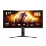 AOC AGON CU34G4 ULTRA WIDE 34" 180HZ WQHD FAST VA 0.5MS HDR10 02x HDMI2.0 / 01x DP1.4