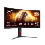 AOC AGON CU34G4 ULTRA WIDE 34" 180HZ WQHD FAST VA 0.5MS HDR10 02x HDMI2.0 / 01x DP1.4 – Image 2